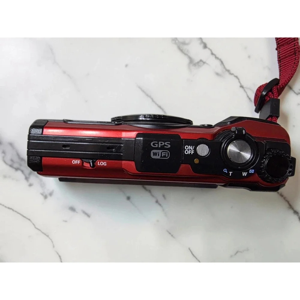 Olympus Tough TG-5 Red Digital Camera 4K WiFi GPS Waterproof Shockproof f2.0